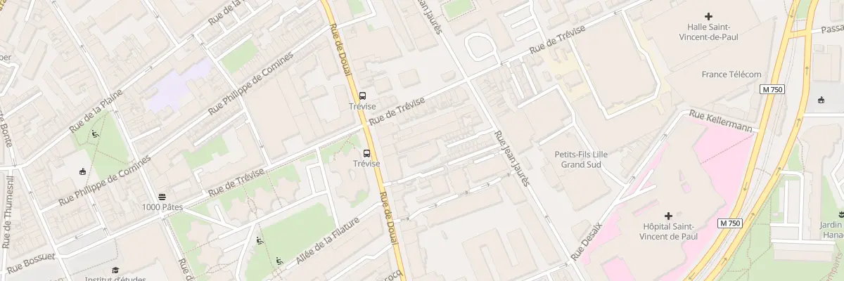 Plan du 115 Rue de Douai à Lille