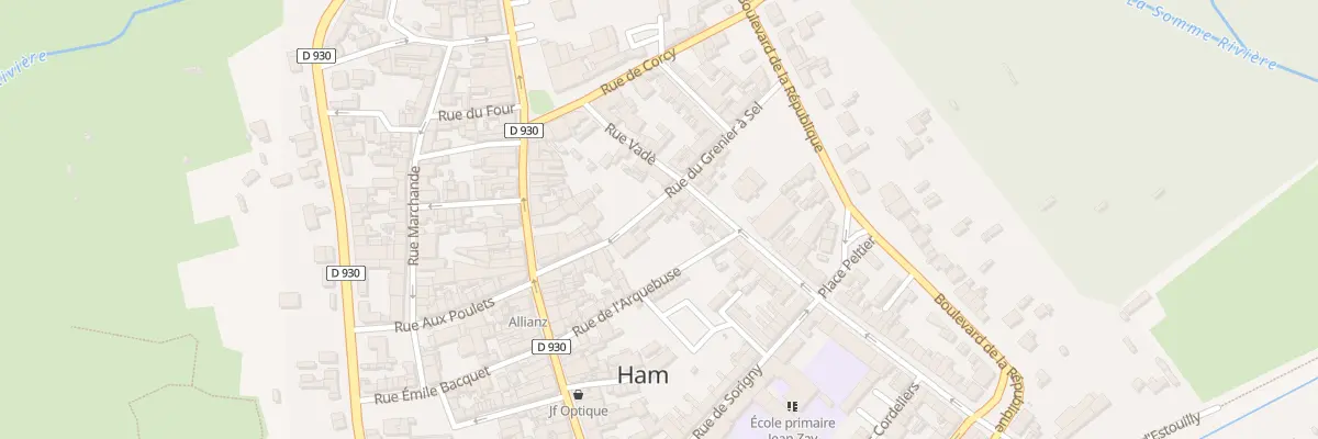 Plan du 12D Rue du Grenier à Sel à Ham