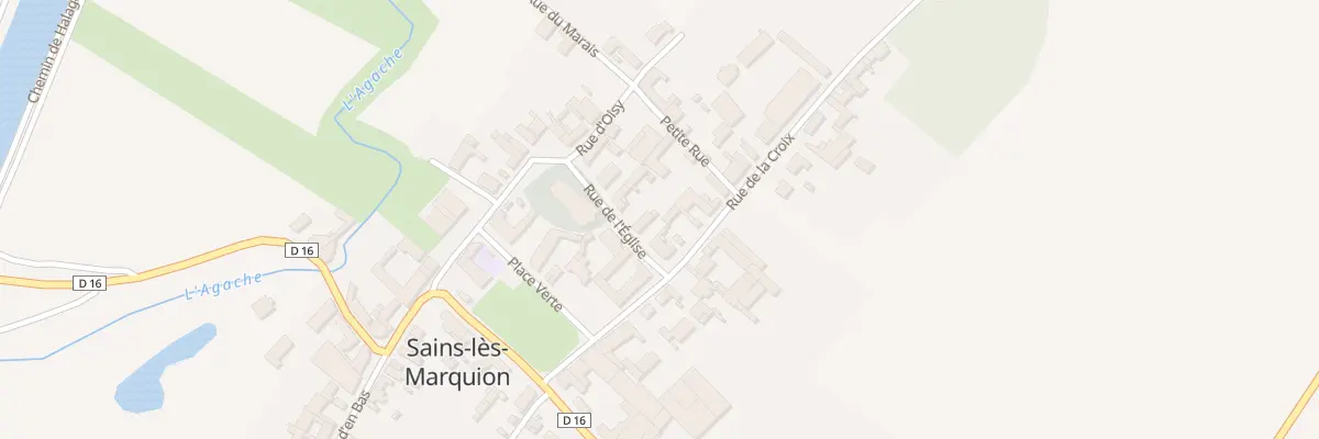 Plan du 7 Rue de l’Eglise à Sains-lès-Marquion