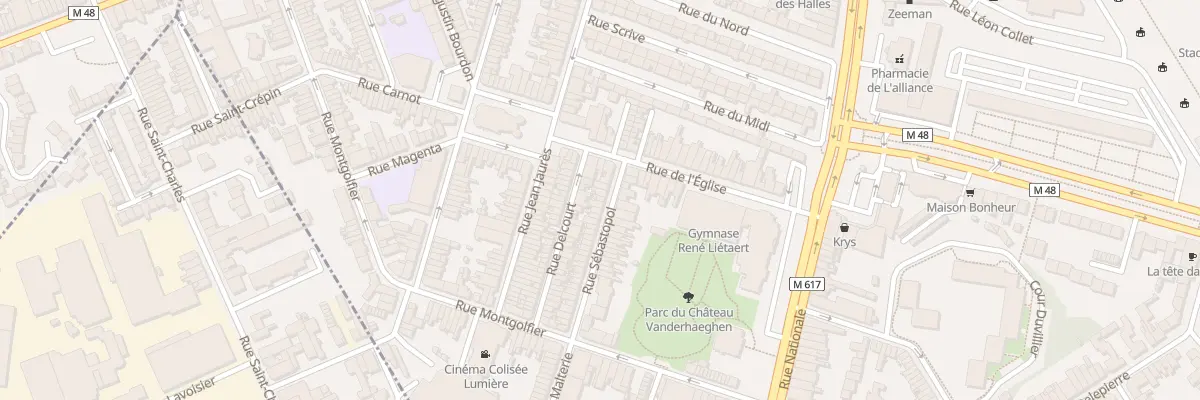 Plan du 12 Rue Sébastopol à Marcq-en-Barœul