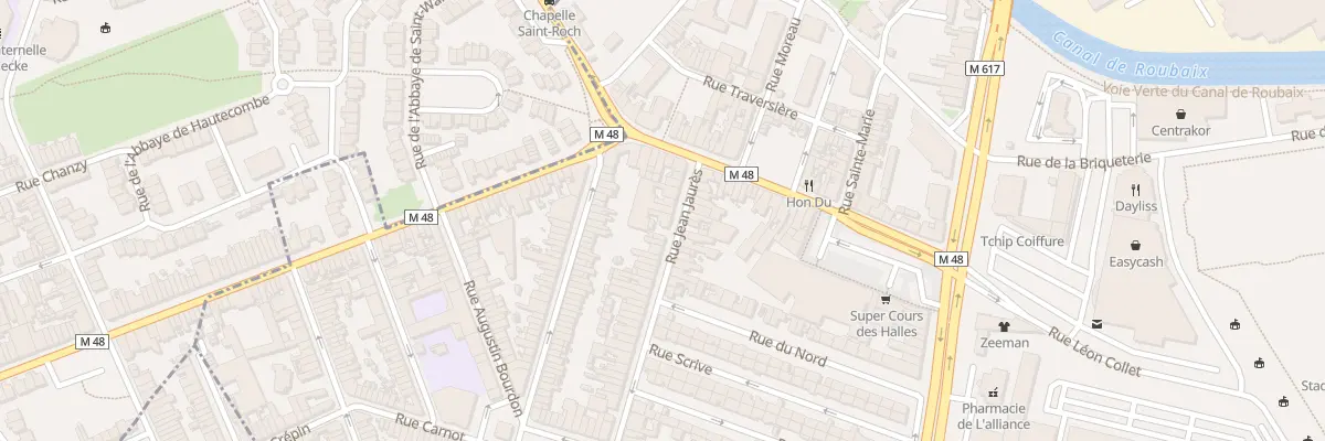 Plan du 12 Rue Jean Jaurès à Marcq-en-Barœul