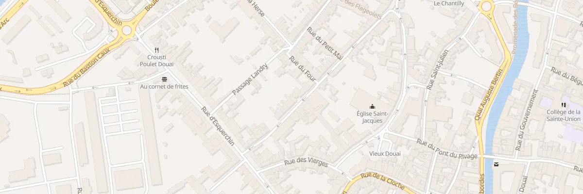 Plan du 206 Rue du Bloc à Douai