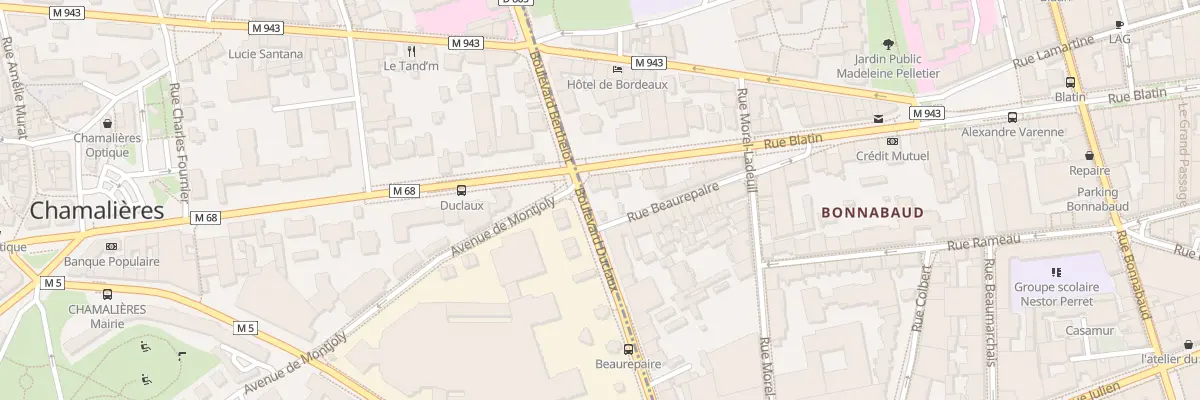 Plan du 91 Rue Blatin à Clermont-Ferrand
