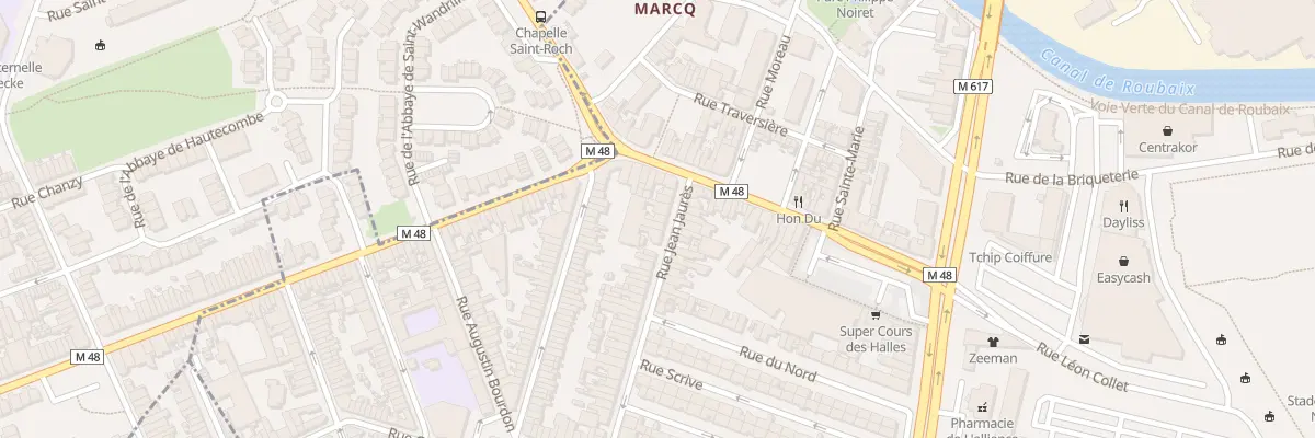 Plan du 8 Rue Jean Jaurès à Marcq-en-Barœul