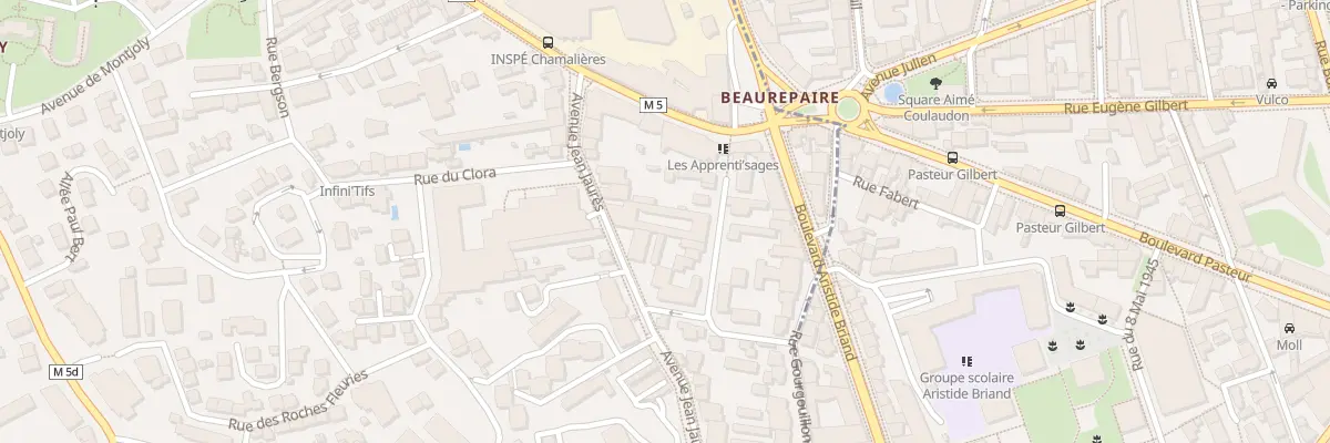 Plan du 19 Av Jean Jaurès à Chamalières
