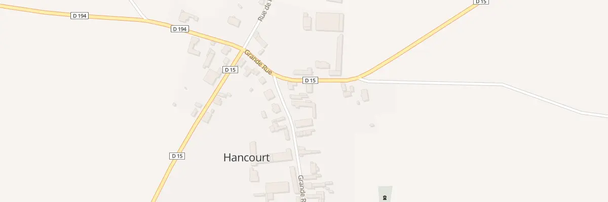 Plan du 7 Gr Grande Rue à Hancourt