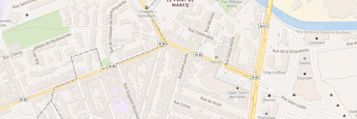 Plan du 6 Rue Jean Jaurès à Marcq-en-Barœul