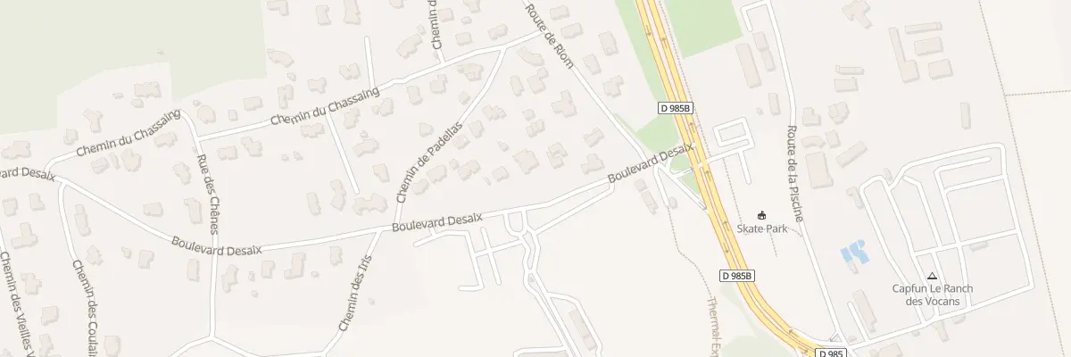 Plan du 57 Bd Desaix à Châtel-Guyon