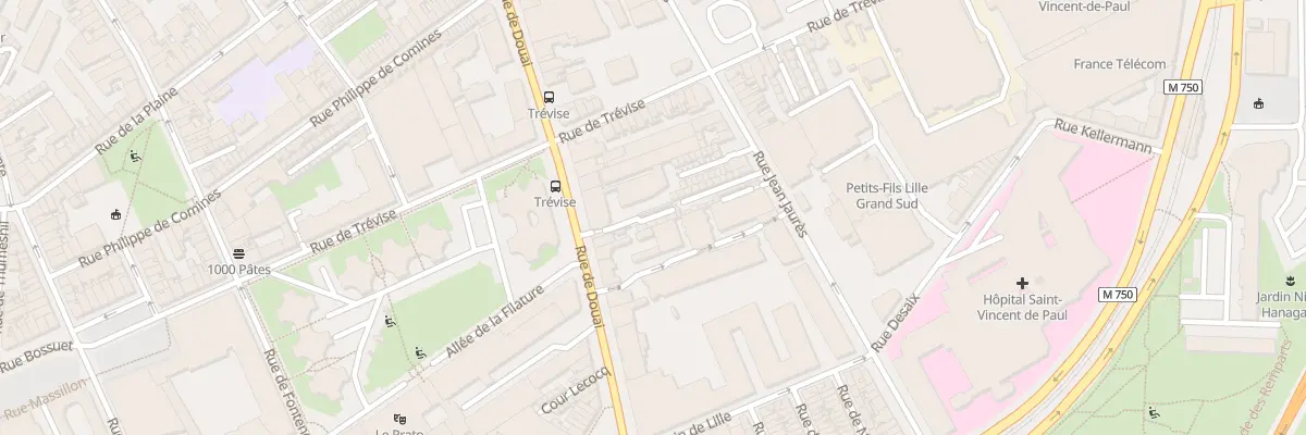Plan du 4B Crs Beffe 125 Rue de Douai à Lille