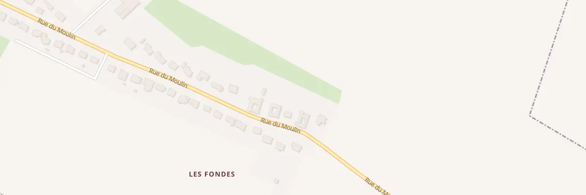 Plan du 107 Rue du Moulin à Attiches