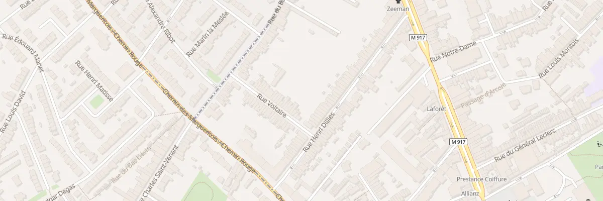 Plan du 6 Rue Voltaire à Ronchin