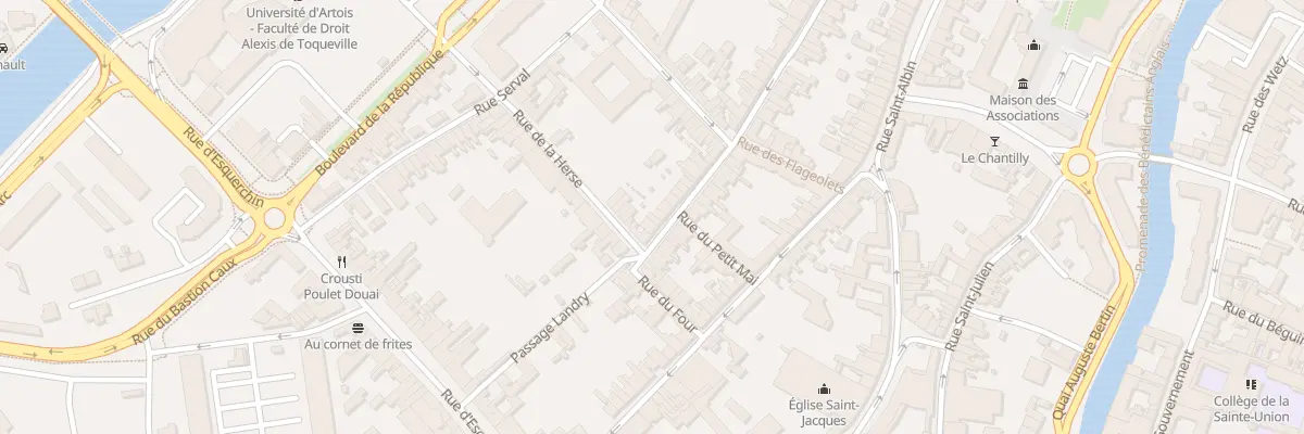 Plan du 41 Rue Jean de Bologne à Douai