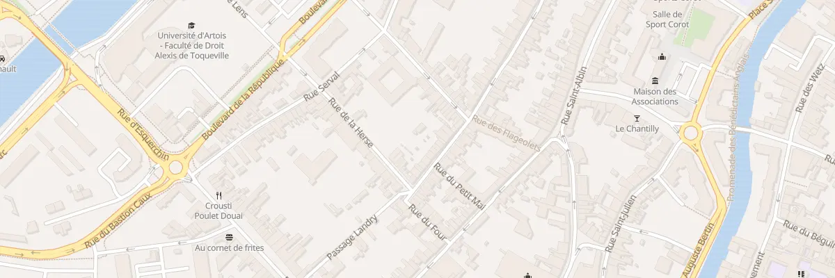 Plan du 79 Rue Jean de Bologne à Douai