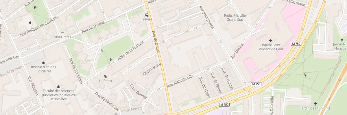 Plan du 143 Rue de Douai à Lille