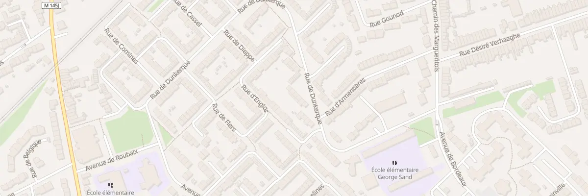Plan du 96 Rue de Dunkerque à Faches-Thumesnil
