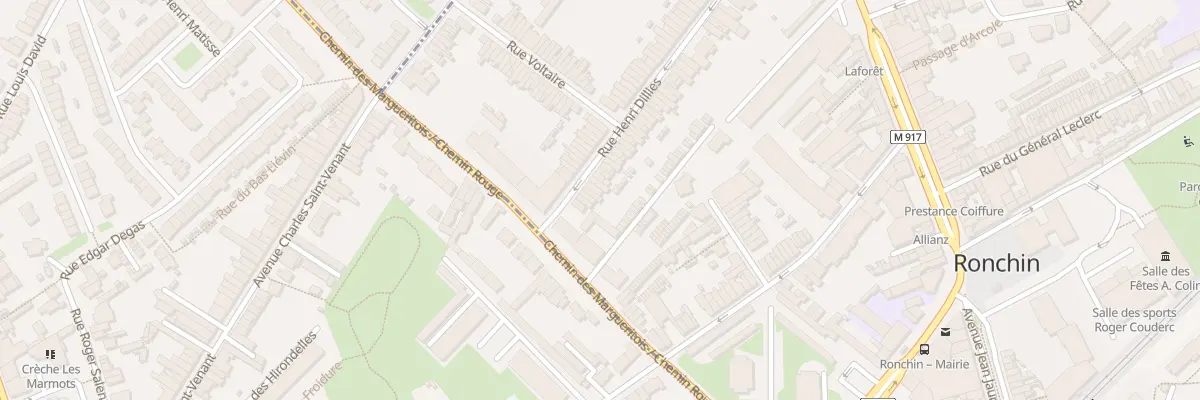 Plan du 87 Rue Henri Dillies à Ronchin
