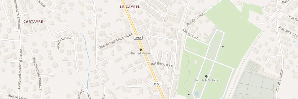 Plan du 42 Av Charles de Gaulle à Millau