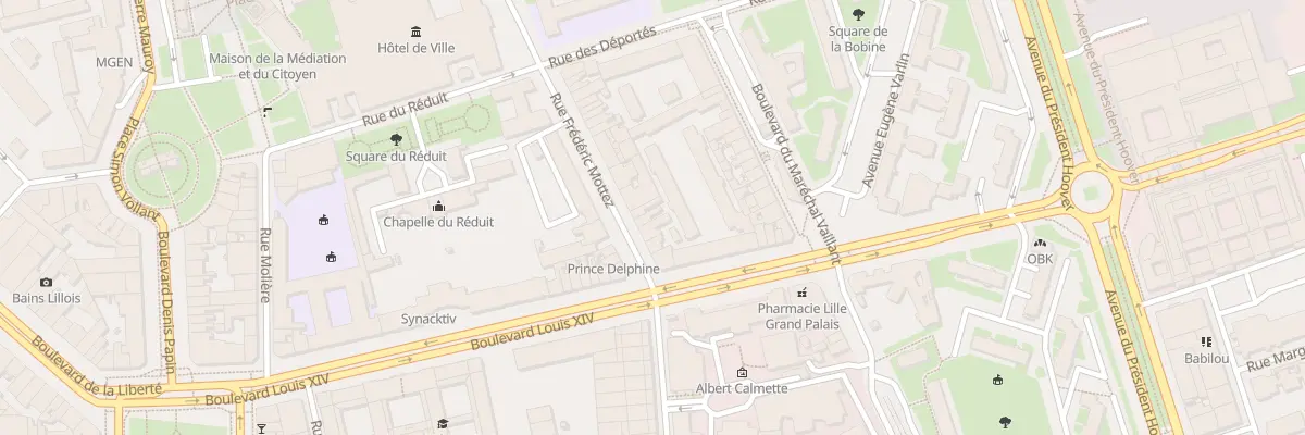 Plan du 43 Rue Frédéric Mottez à Lille