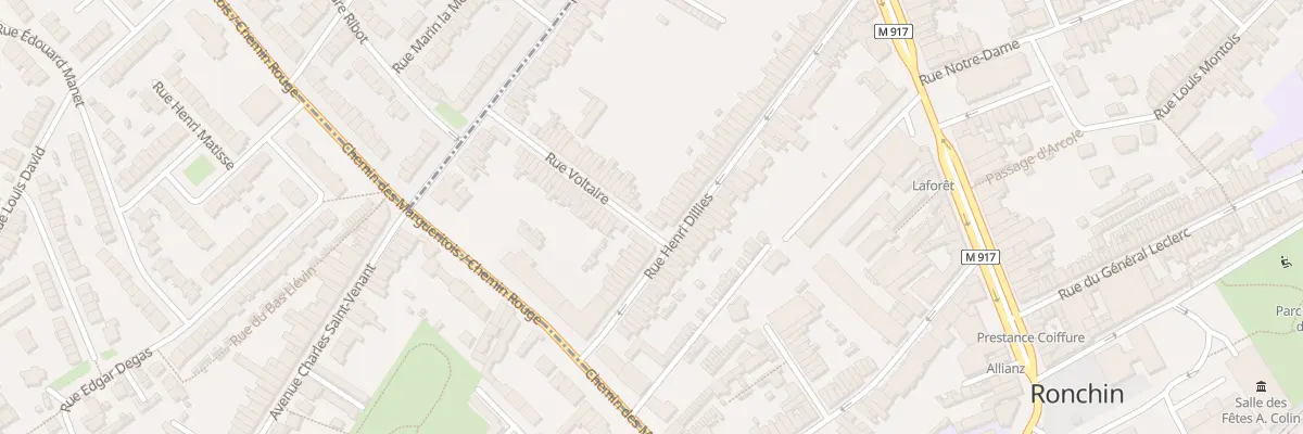 Plan du 78 Rue Henri Dillies à Ronchin