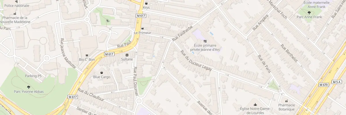 Plan du 20 Rue Faidherbe à La Madeleine