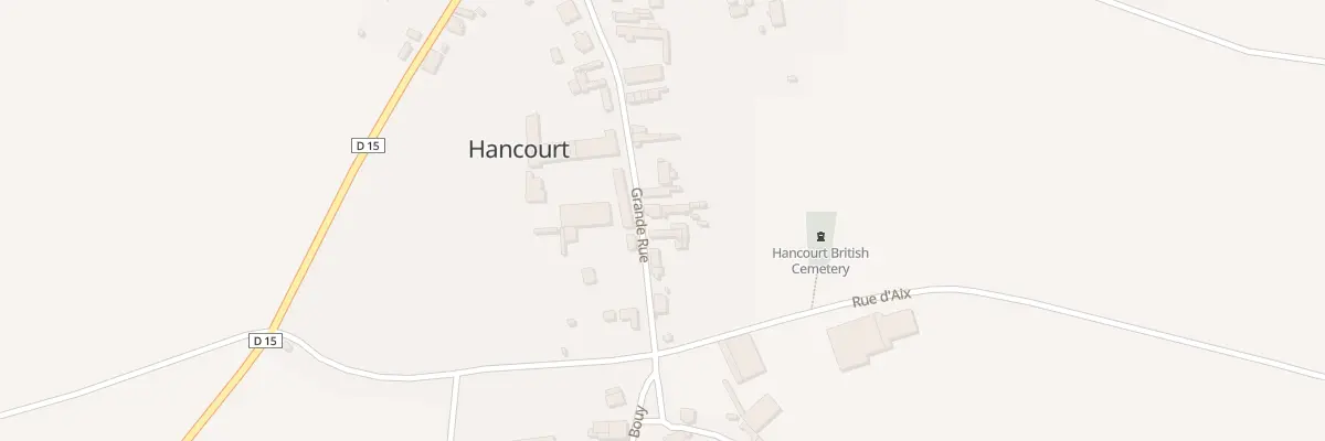 Plan du 27 Gr Grande Rue à Hancourt