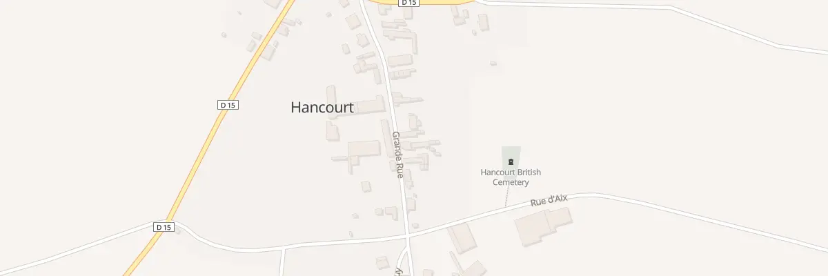 Plan du 25 Grande Rue à Hancourt