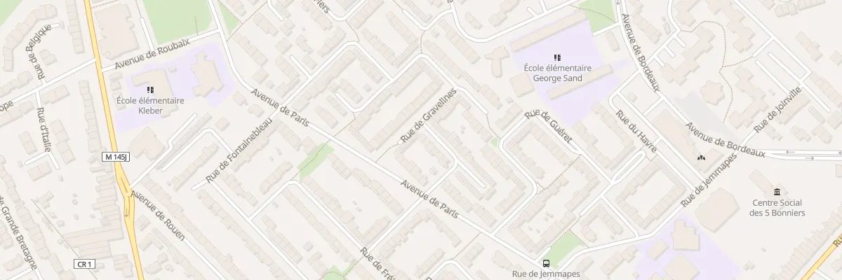 Plan du 2 Rue de Grenoble à Faches-Thumesnil