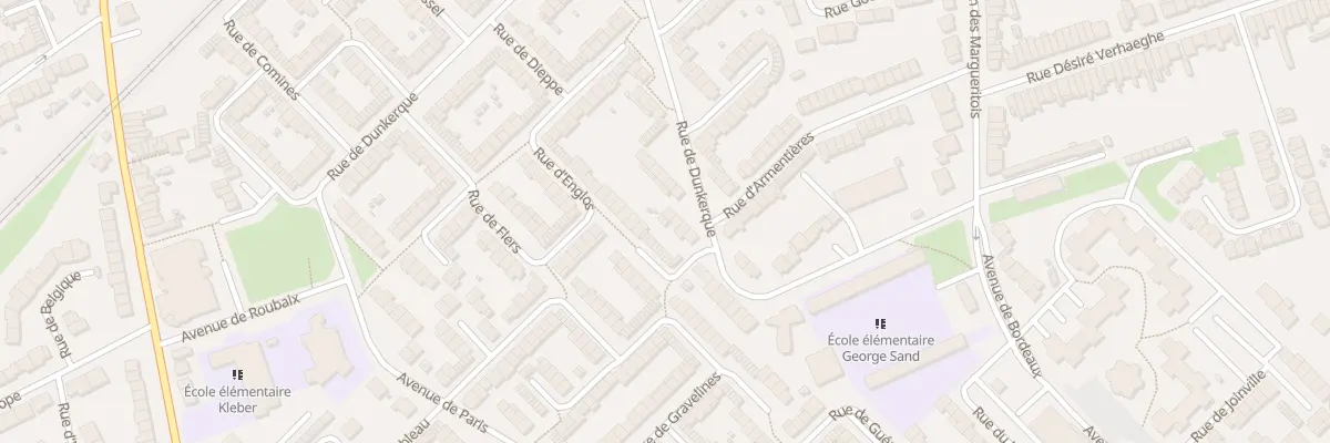 Plan du 104 Rue de Dunkerque à Faches-Thumesnil