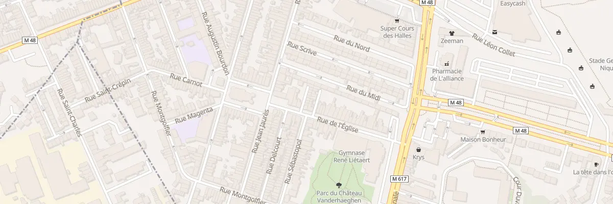 Plan du 15 Rue Eglise Cte Duchateau à Marcq-en-Barœul
