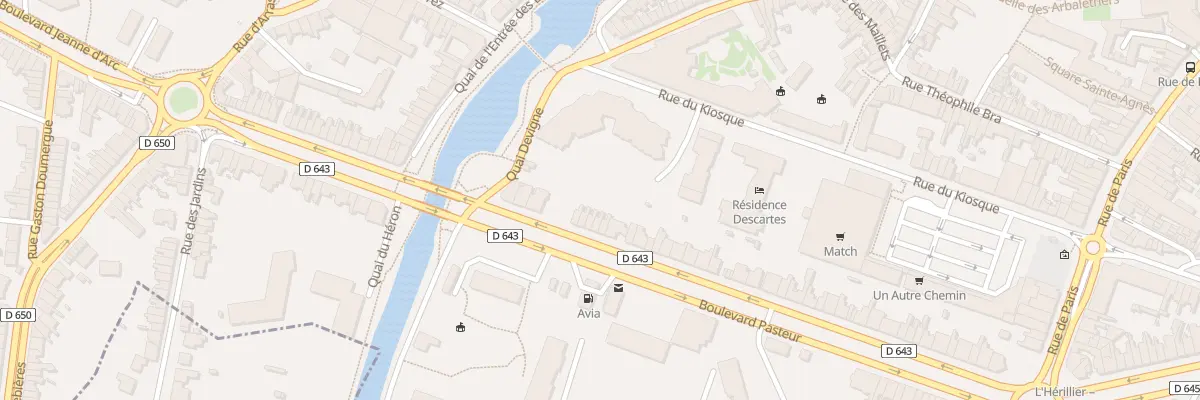 Plan du 330 Bd Pasteur à Douai