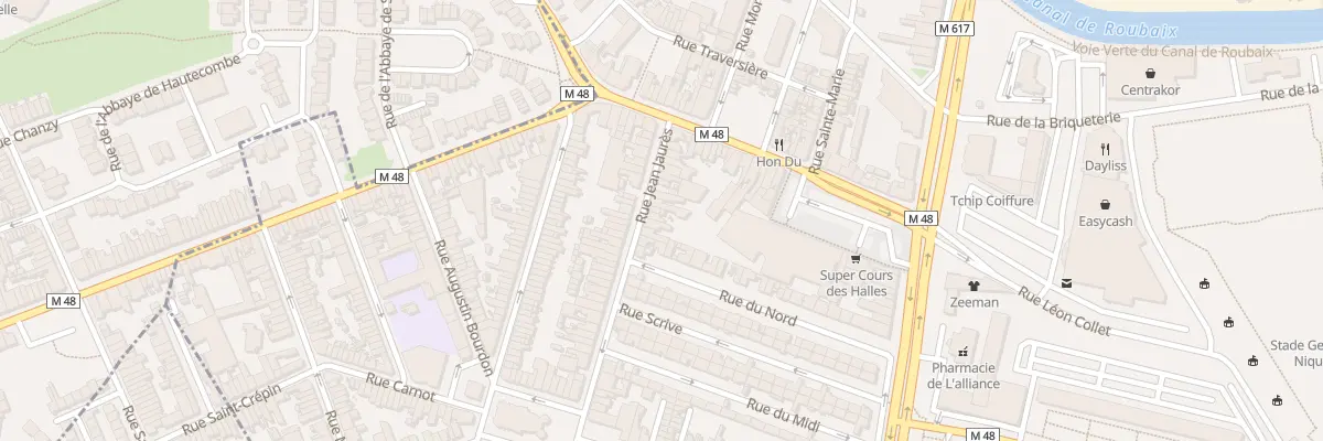 Plan du 23 Rue Jean Jaurès à Marcq-en-Barœul