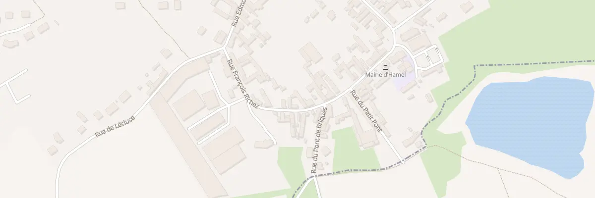 Plan du 74 Rue Francois Richez à Hamel