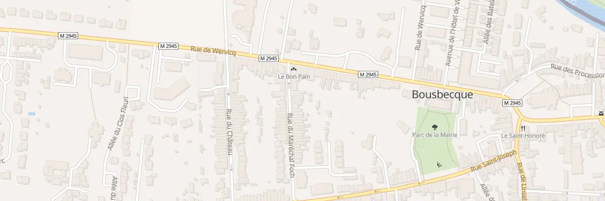 Plan du 5 Rue du Mal Foch à Bousbecque