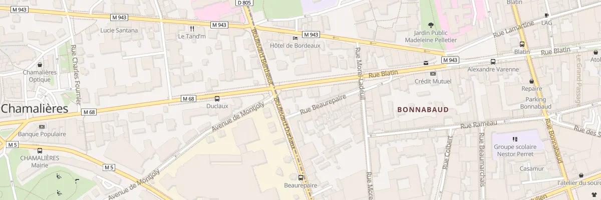 Plan du 87 Rue Blatin à Clermont-Ferrand