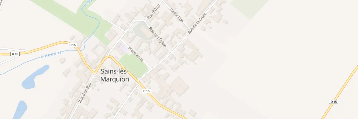Plan du 6 Rue de la Croix à Sains-lès-Marquion