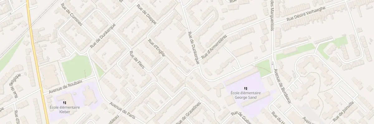 Plan du 106 Rue de Dunkerque à Faches-Thumesnil