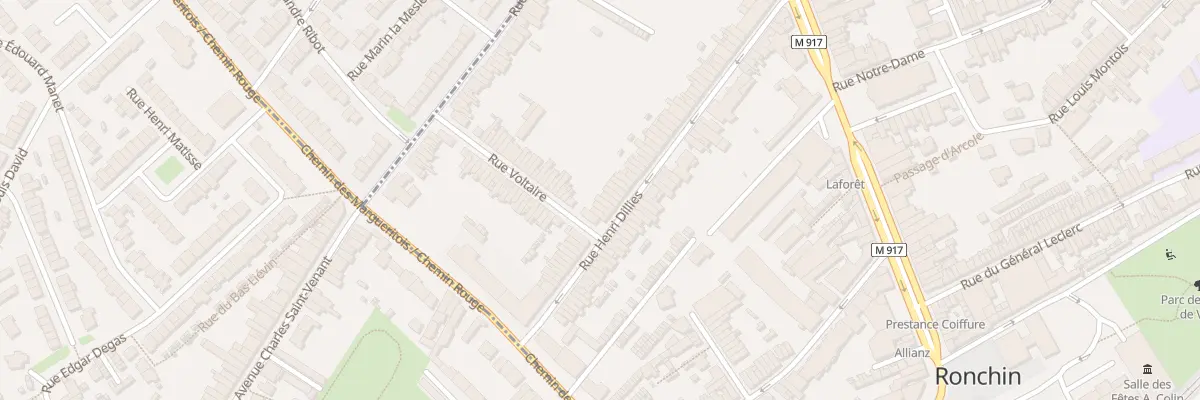 Plan du 72 Rue Henri Dillies à Ronchin