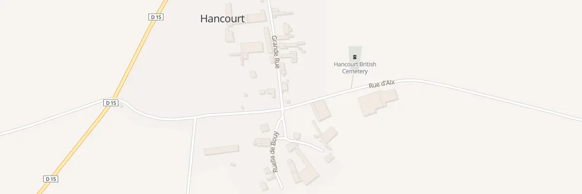 Plan du 35 Gr Grande Rue à Hancourt