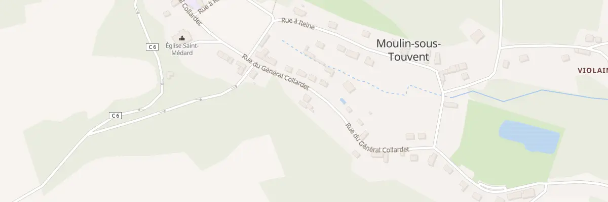 Plan du 17 Rue du Général Collardet à Moulin-sous-Touvent