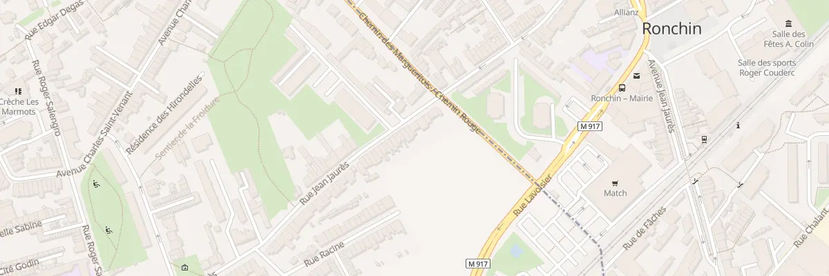 Plan du 222 Rue Jean Jaurès à Faches-Thumesnil
