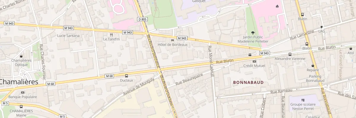 Plan du 70 Rue Blatin à Clermont-Ferrand