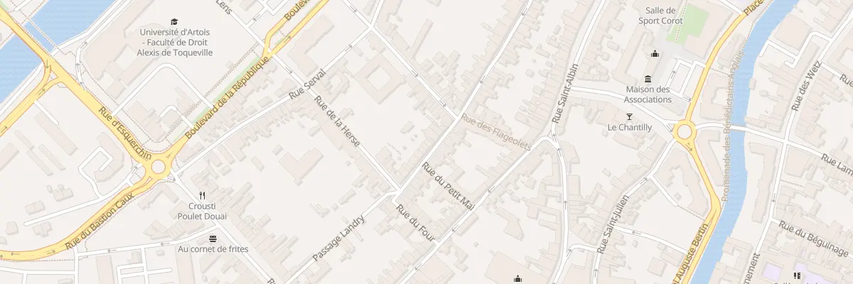 Plan du 73 Rue Jean de Bologne à Douai