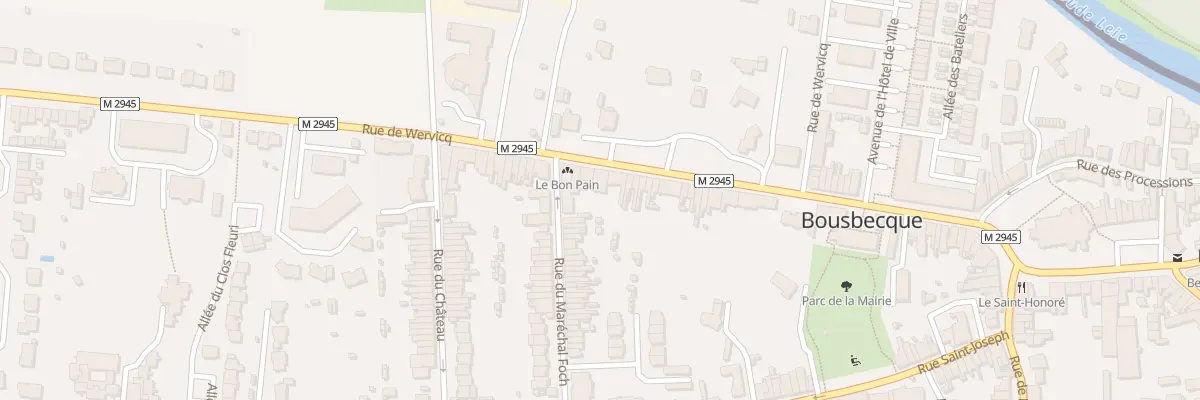 Plan du 49B Rue de Wervicq à Bousbecque
