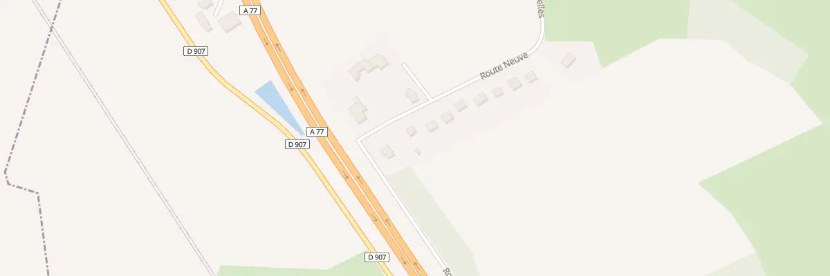 Plan du 4 Rte Neuve à Chaulgnes