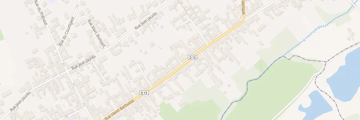 Plan du 93 Rue Henri Barbusse à Écourt-Saint-Quentin