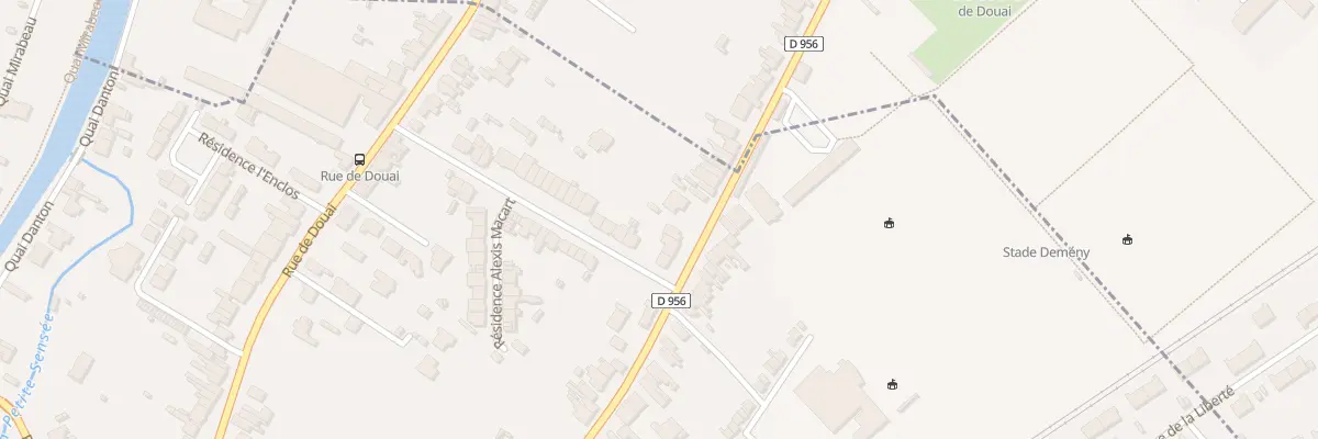 Plan du 83 Rue de la République à Lambres-lez-Douai
