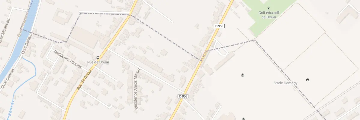 Plan du 87 Rue de la République à Lambres-lez-Douai