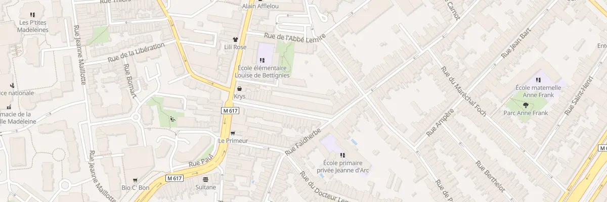 Plan du 13 Rue Saint-Maurice à La Madeleine