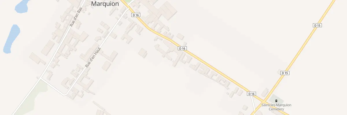 Plan du 10 Rue du Calvaire à Sains-lès-Marquion