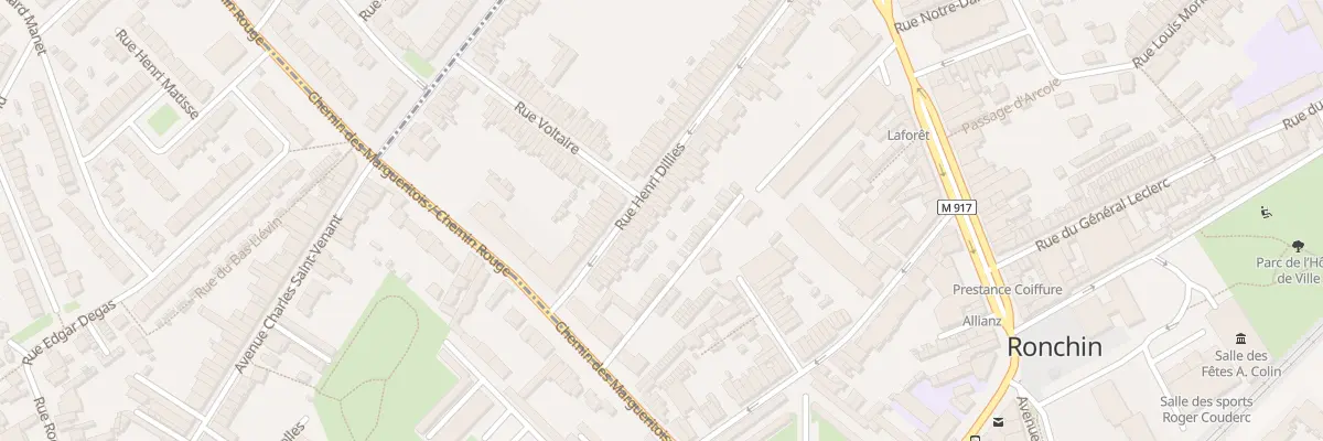 Plan du 65 Rue Henri Dillies à Ronchin